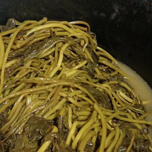 速发ii红薯叶酸菜南阳淅川土产湿酸菜野辣菜罗卜缨红薯叶农村自