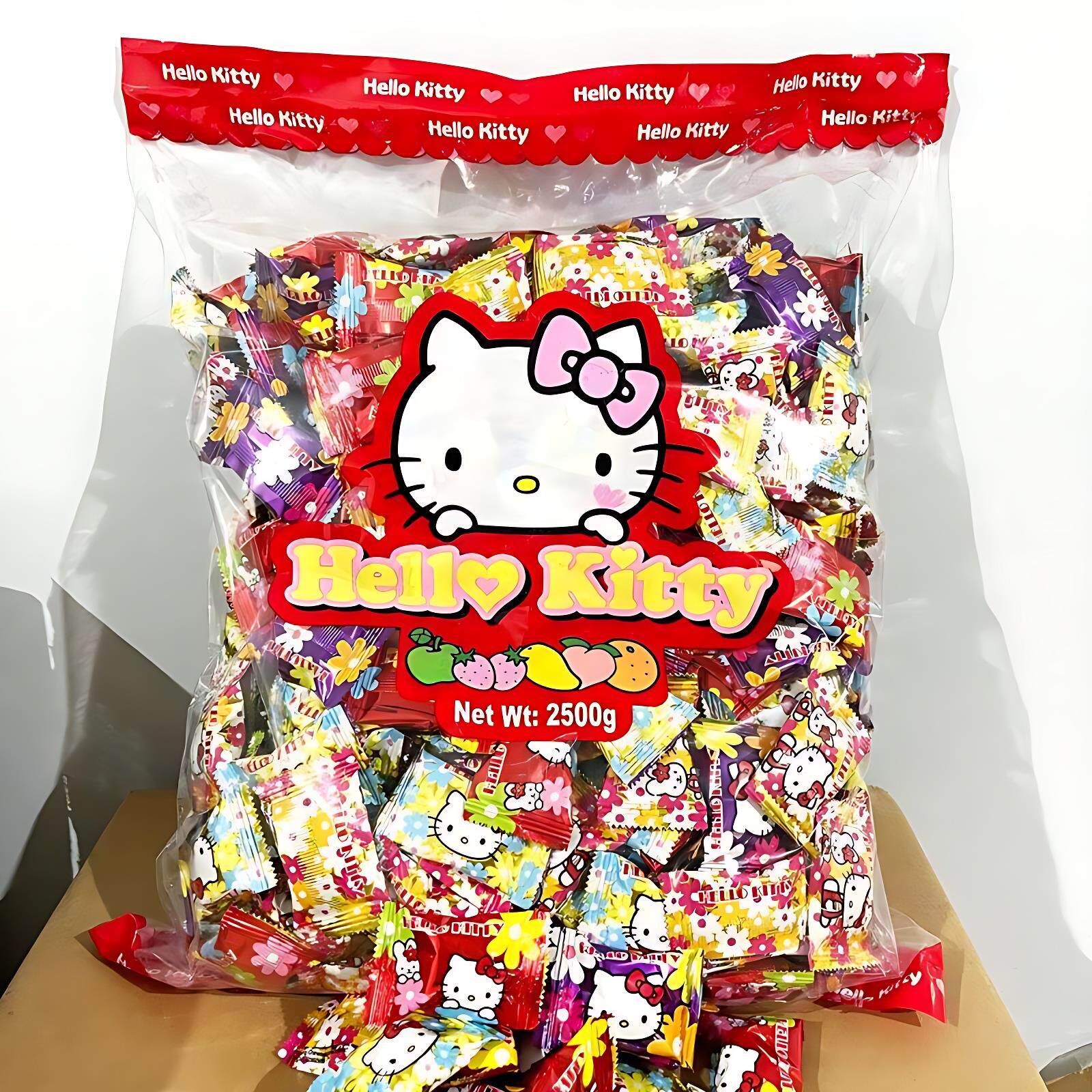 Hello Kitty什锦果汁软糖可爱HelloKT猫造型橡皮糖qq糖儿童零食