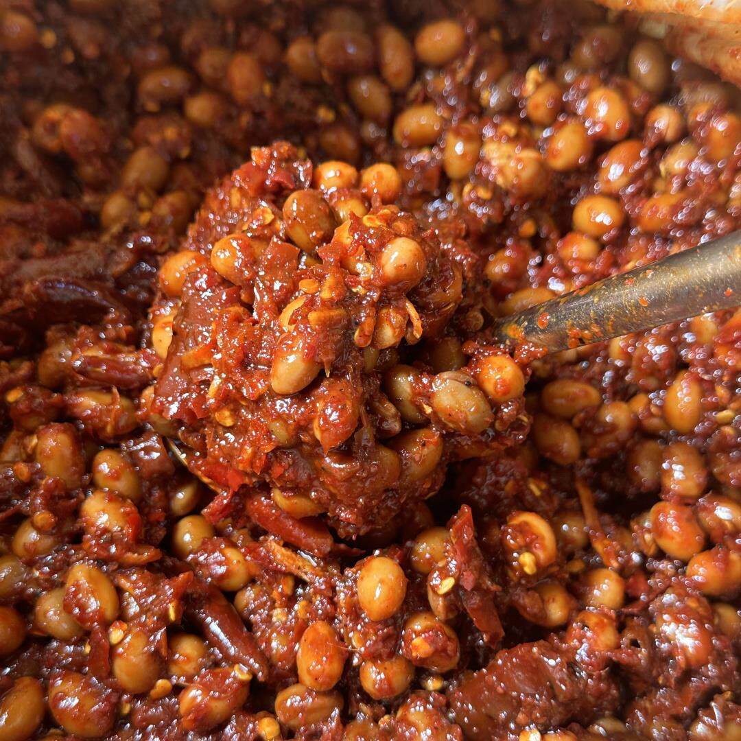 傣味姜丝酱豆云南特产老式西瓜酱豆瓜黄豆酱农家自制素黄豆酱豆豉