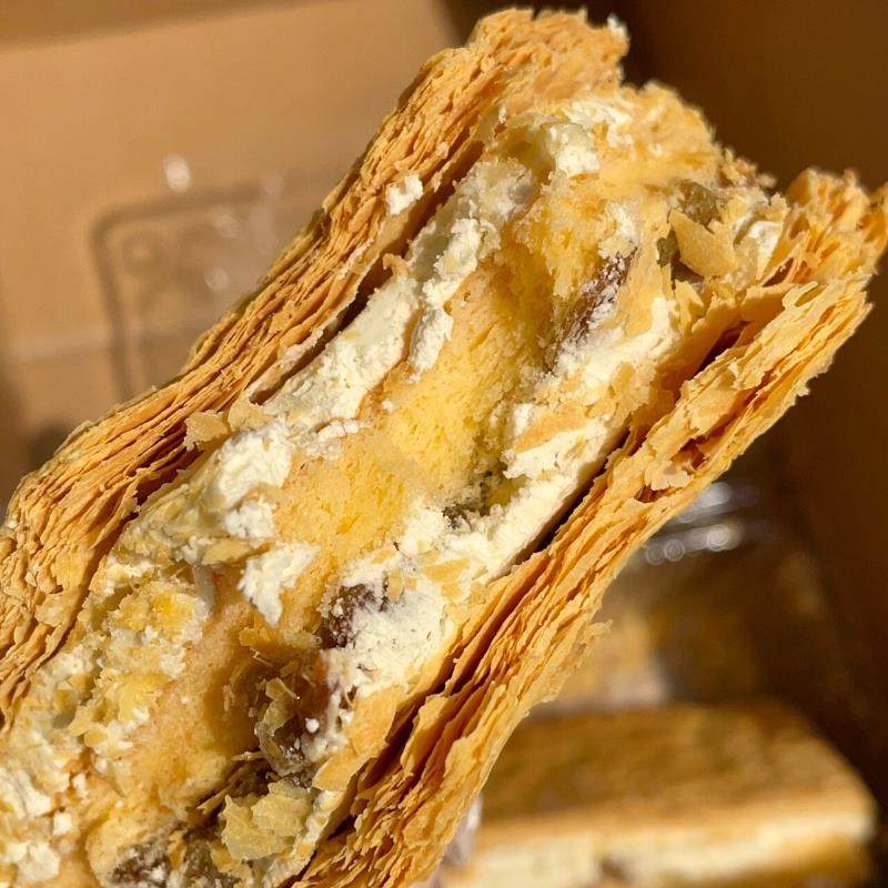 拿破仑 蛋糕酥千层奶油蛋糕夹心面 面包手工酥皮糕点心休闲 食品