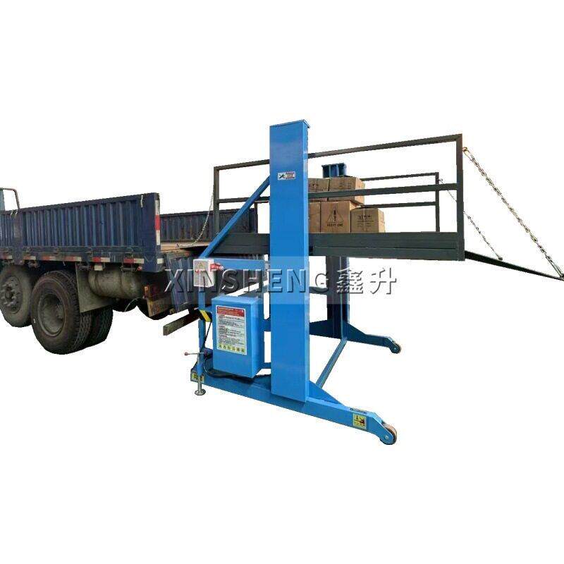 移动式装卸平台电动液压登车桥载重2-3T-H1.7m托盘车装载进入货柜