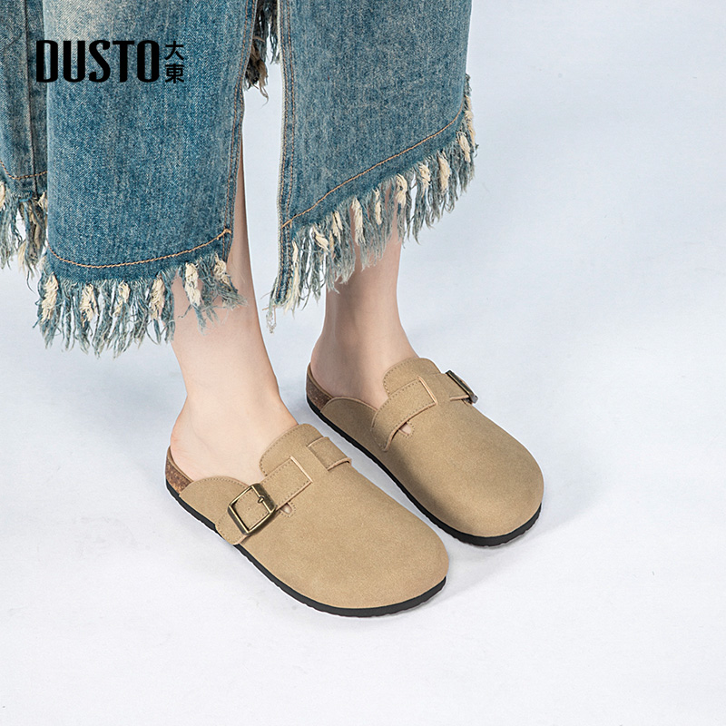 大东女鞋勃肯鞋女拖鞋时尚圆头