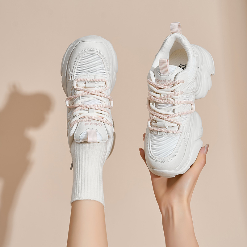 大东女鞋时尚厚底增高老爹鞋