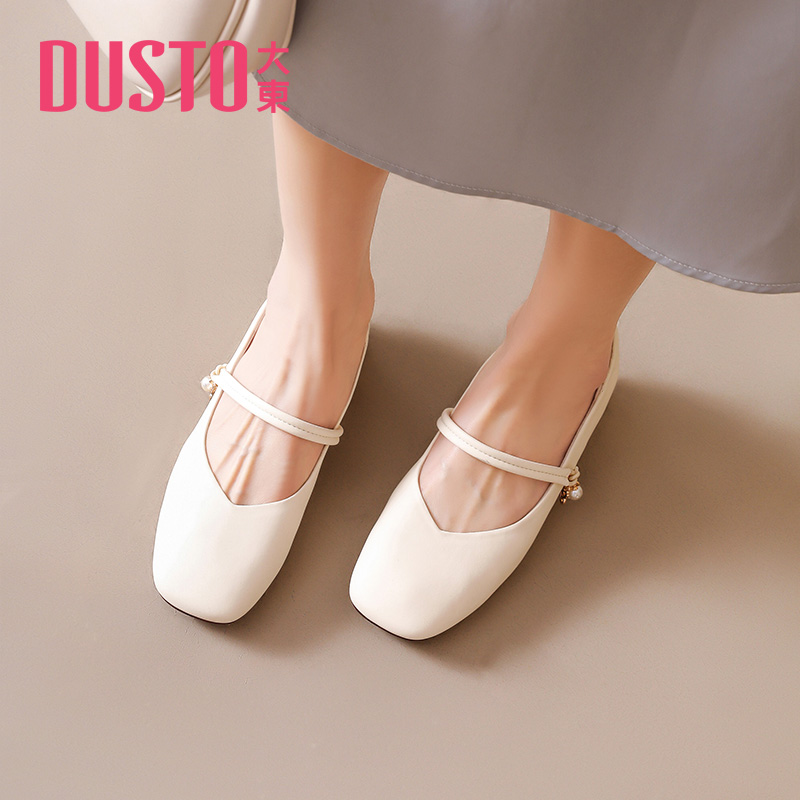 大东玛丽珍鞋法式浅口女单鞋