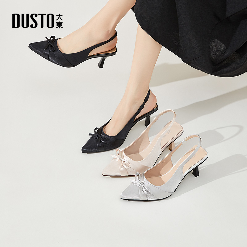 大东女凉鞋优雅酒杯跟高跟凉鞋女