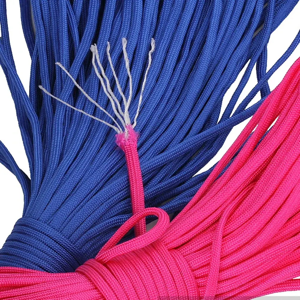 七彩伞绳5mm手工编织七芯伞绳求生手工尼龙绳手链绳