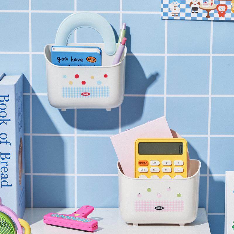 浴室挂篮置物架免打孔壁挂收纳盒卫生间洗漱台沥水塑料悬挂收纳篮,收纳整理,壁式收纳盒,淘宝优惠券,粉丝福利购,淘宝优惠卷