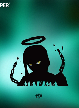 TLP镂空车贴 玛奇玛 Makima支配恶魔 链锯人电锯人动漫 多用贴纸