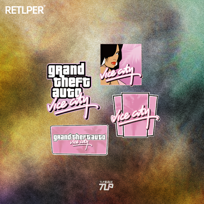 TLP反光车贴GTAuto罪恶城经典