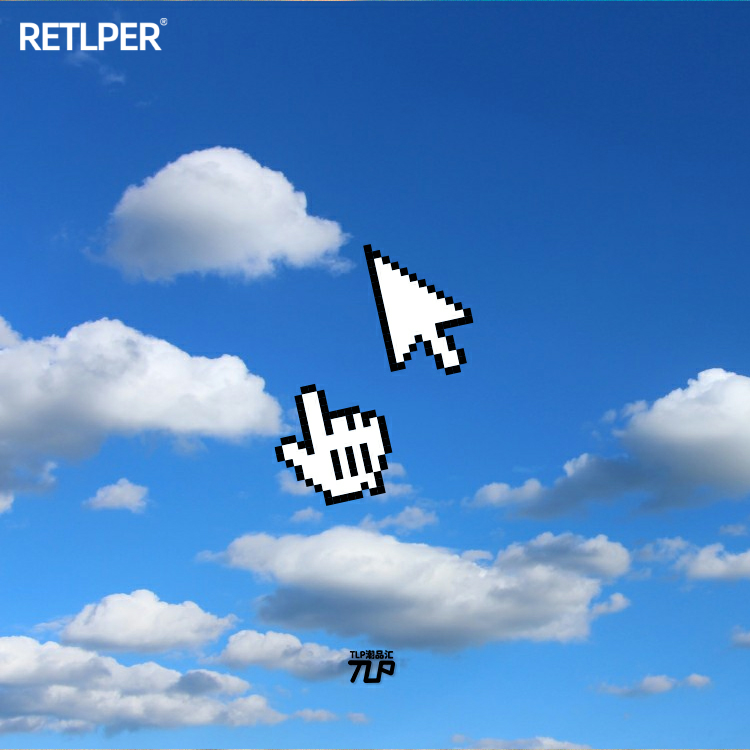 TLP反光贴 像素化鼠标手指 汽车电动车 漆面装饰 后风挡玻璃贴纸