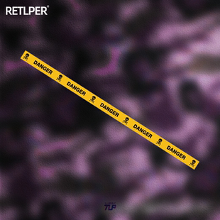 TLP反光车贴 骷髅警示线标志DANGER勿入禁止辐射危险恶搞贴