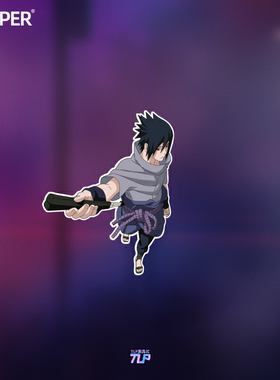 TLP反光车贴 火影忍者万花筒写轮眼宇智波内轮佐助Sasuke动漫贴纸