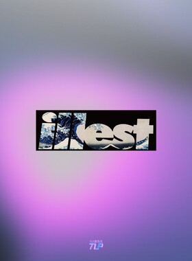 TLP反光车贴 低趴改装日式神奈川冲浪里illest摩托车贴