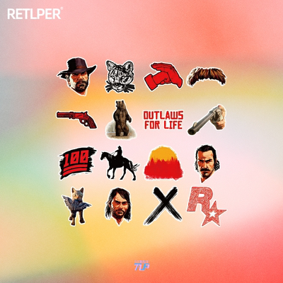 镖客救赎reddead单机游戏标志贴