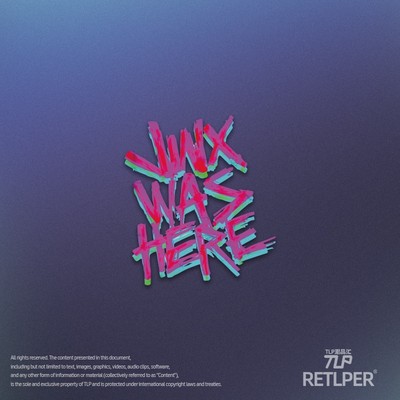 RETLPER镂空车贴 JINX爆爆 金克丝在此涂鸦 汽摩防水装饰平面贴纸