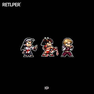 TLP套贴 贴纸 街机单机KOF拳皇97格斗神乐千鹤不知火舞King像素版