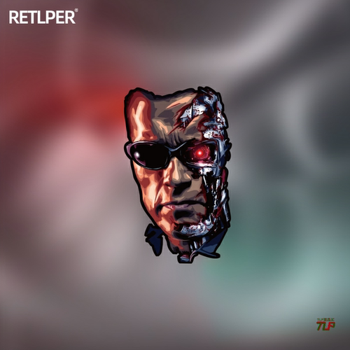 施瓦辛格终结者科幻电影反光车贴