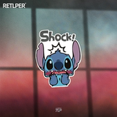 TLP反光车贴 星际宝贝史迪仔史迪奇惊吓shock装 饰门贴遮划痕