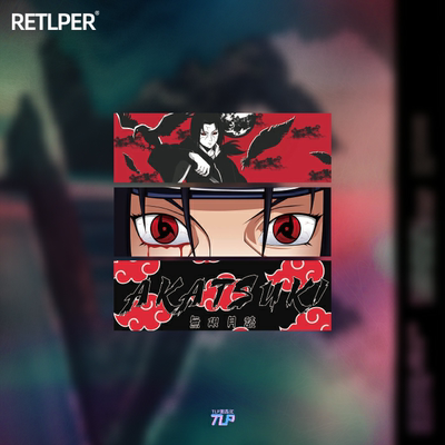 TLP套贴火影忍者鼬万花筒写轮眼