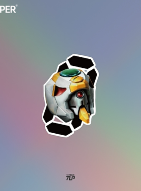 TLP反光车贴 新世纪EVA0号机绫波丽摩托车贴无痕防水胶贴