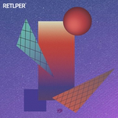 TLP反光车贴 白日梦系列复古渐变颜色噪点几何形状地形线组合贴纸