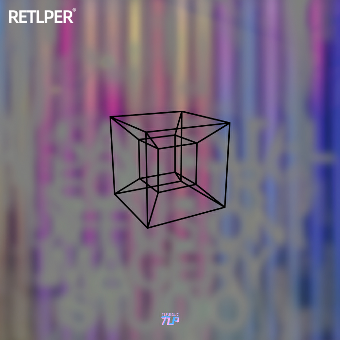 结构镂空几何防水车贴TLP线条