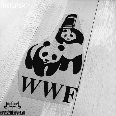 镂空恶搞防水笔记本行李箱车贴