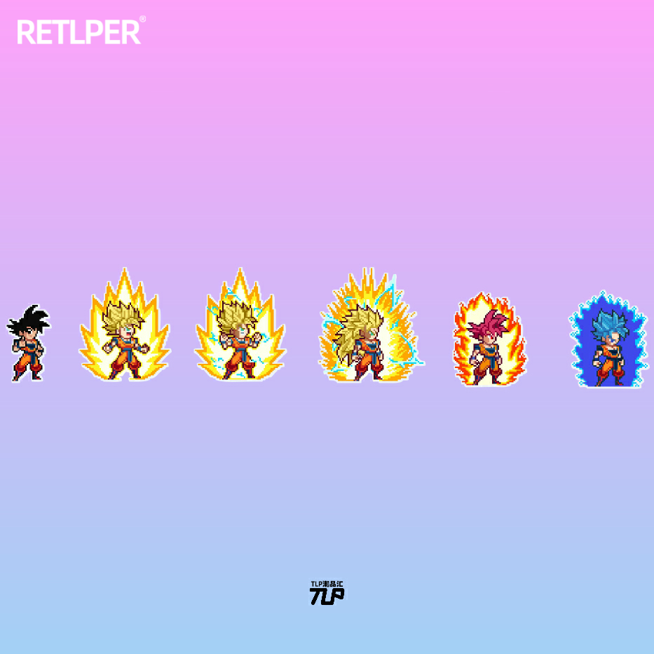 TLP反光车贴七龙珠孙悟空Goku超