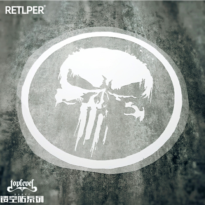 punisher惩罚者超级英雄车贴