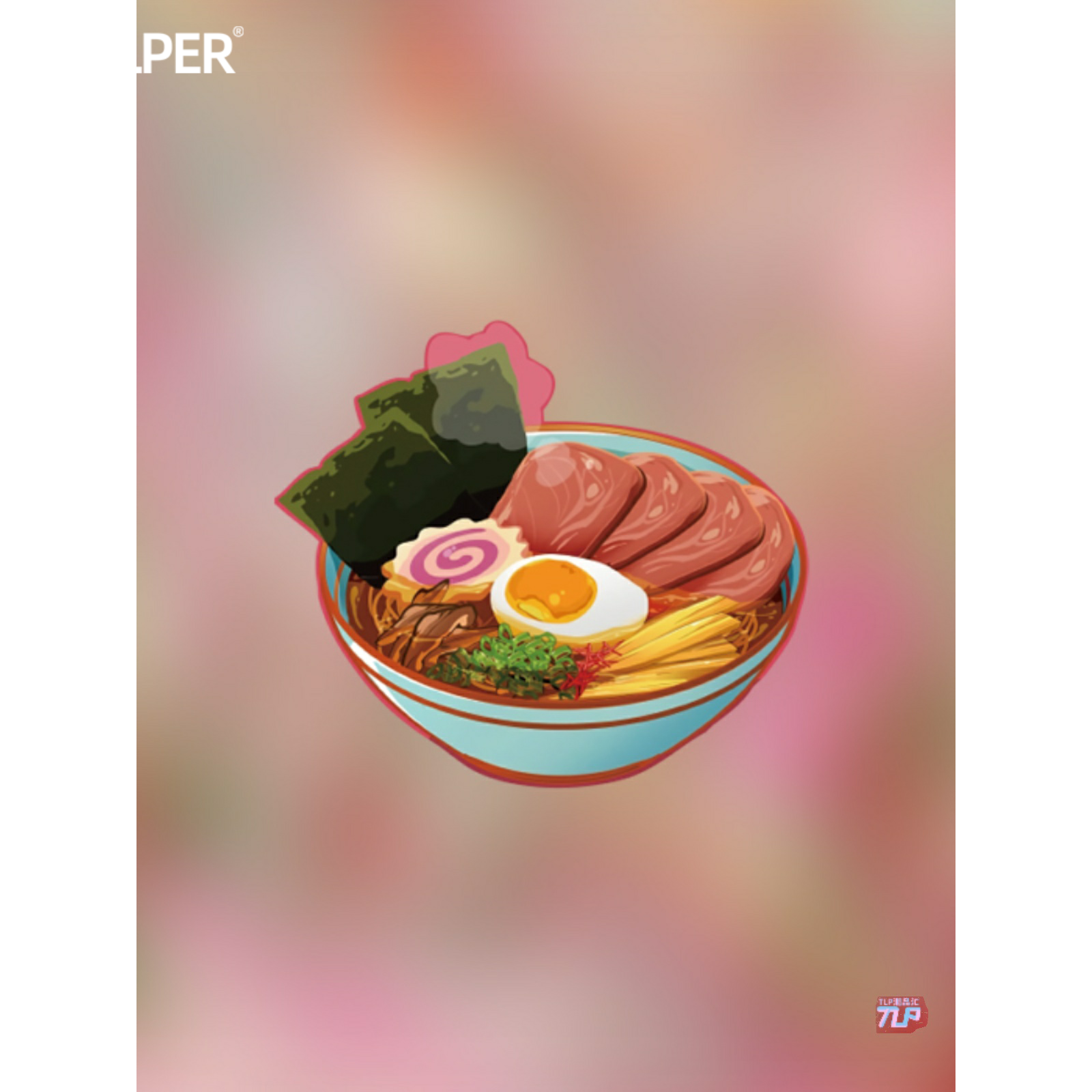 贴纸车身贴拉面日式防水反光车贴