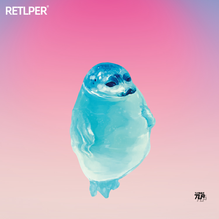 反光心情切片胖动物防水贴纸车贴