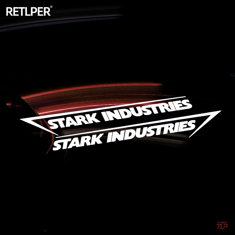 tlp复仇者钢铁侠史塔克工业贴纸