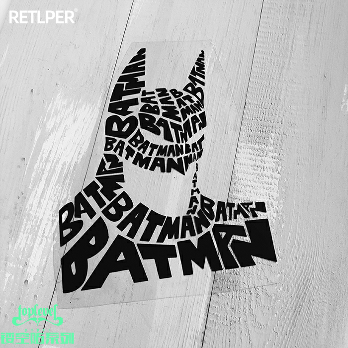 镂空车贴超级英雄蝙蝠侠batman