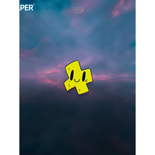 贴纸原创微笑修补一切的创可贴