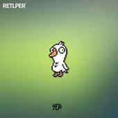 鹅鸭杀 大鹅 Goose 像素版 防水多用贴纸 Duck TLP反光车贴