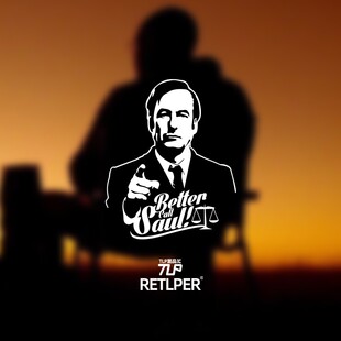 RETLPER镂空车贴 索尔热线better call Saul 经典影剧 防水贴纸