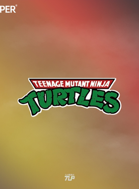 TLP反光车贴 忍者神龟NINJA TURTLES标志logo玻璃贴防水无痕