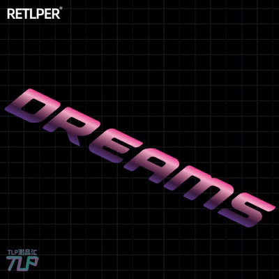 TLP反光车贴80年代季立体3D感