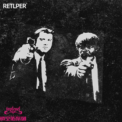 车贴昆汀低俗小说pulpfiction