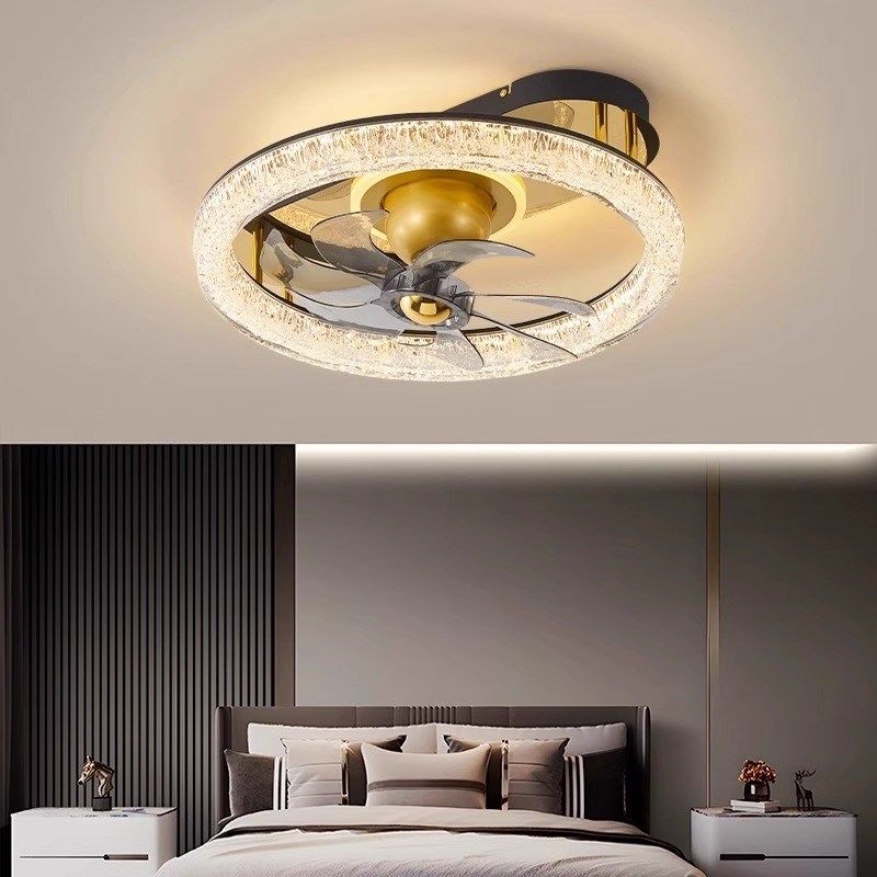 客厅灯意式2025新款轻奢护A眼摇头吸风扇灯静音智能型客厅大灯,家装灯饰光源,风扇灯,淘宝优惠券,粉丝福利购,淘宝优惠卷