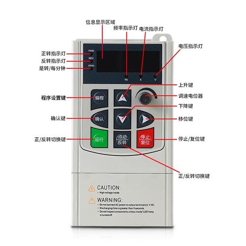 电机0.75kw-3.7kw变频器220V单相三相3P80v变频器可变速度
