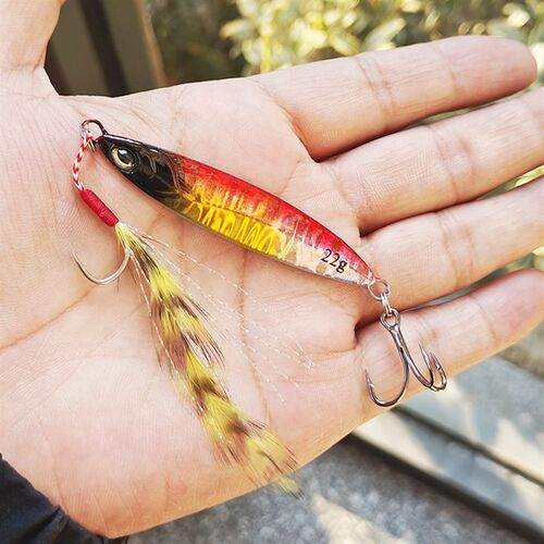 10只装 回手大刀长条铁板逆对称飘E落路亚假饵回首雅翘嘴鳡鱼桂鱼