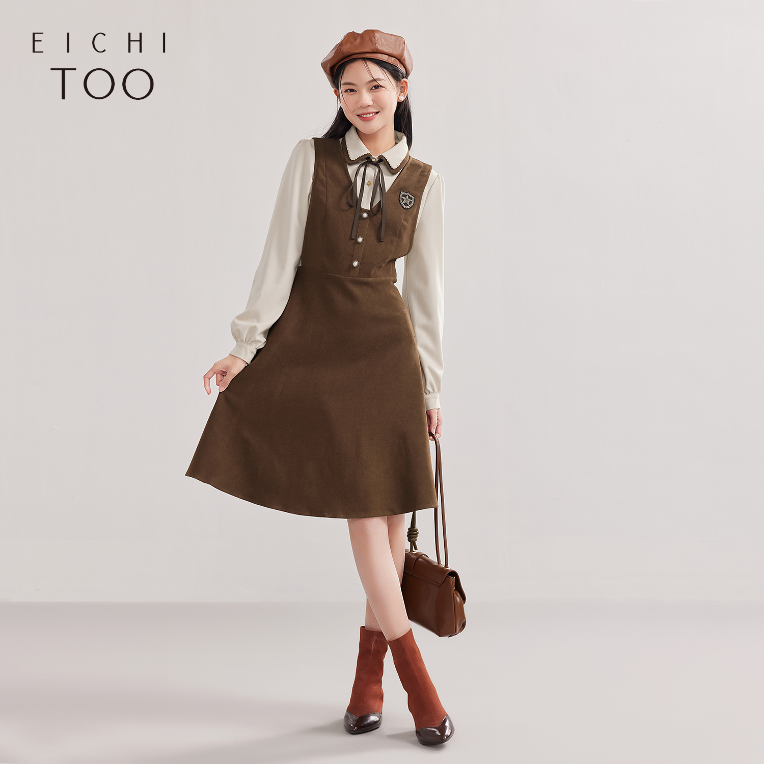 学院风 修身显瘦