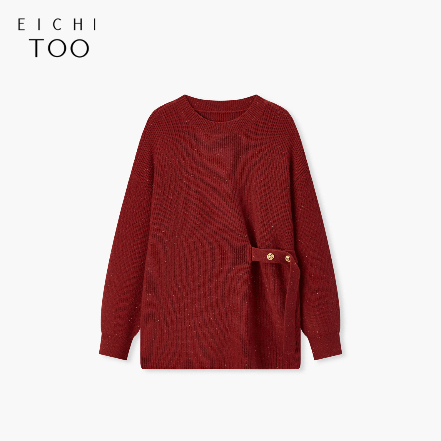 爱居兔冬季软糯舒适设计感长袖针织衫,女装/女士精品,毛针织衫,淘宝优惠券,粉丝福利购,淘宝优惠卷