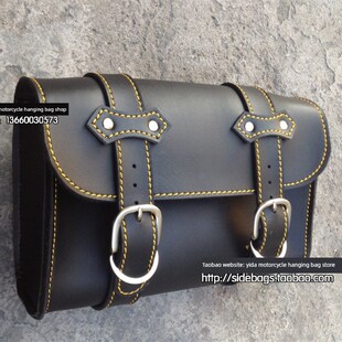 哈雷机车改装边箱包 金吉拉300电G动车靠背后尾包覆古车侧边包