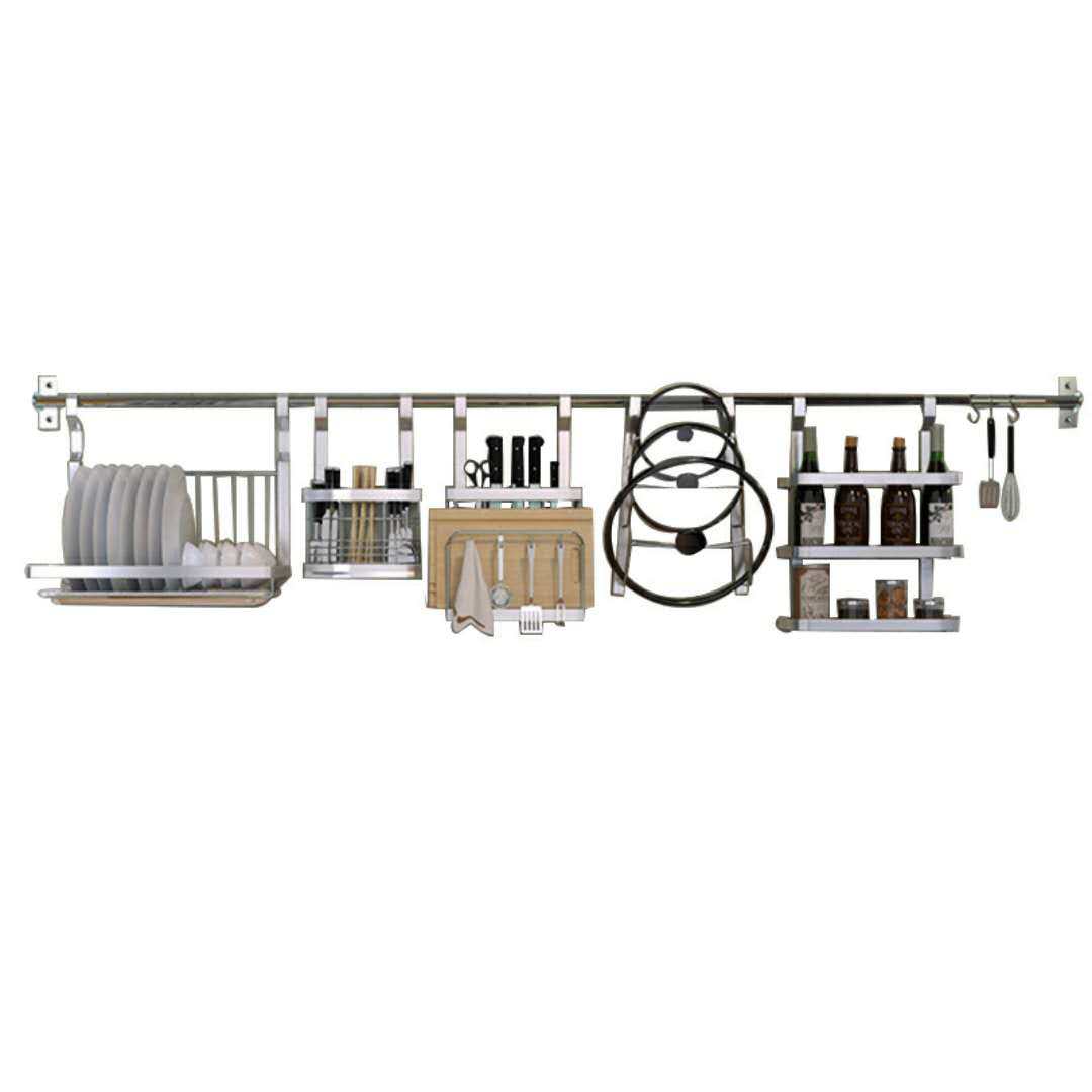 厨房不锈钢刀板架j锅盖架筷子碗碟沥水架调味架免打孔壁挂式置物,厨房/烹饪用具,厨房墙壁置物架/厨房墙壁挂架,淘宝优惠券,粉丝福利购,淘宝优惠卷