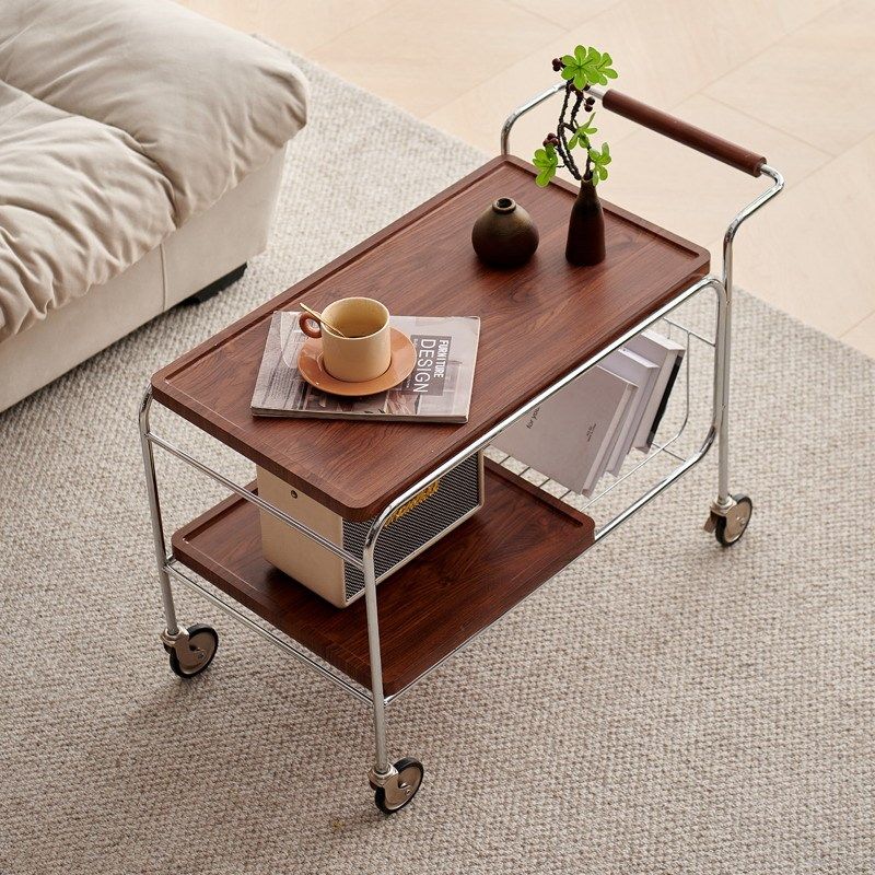 homecchoice复古可移动小推车沙发边几角几小户型客厅简约置物架,住宅家具,移动边几/推车,淘宝优惠券,粉丝福利购,淘宝优惠卷