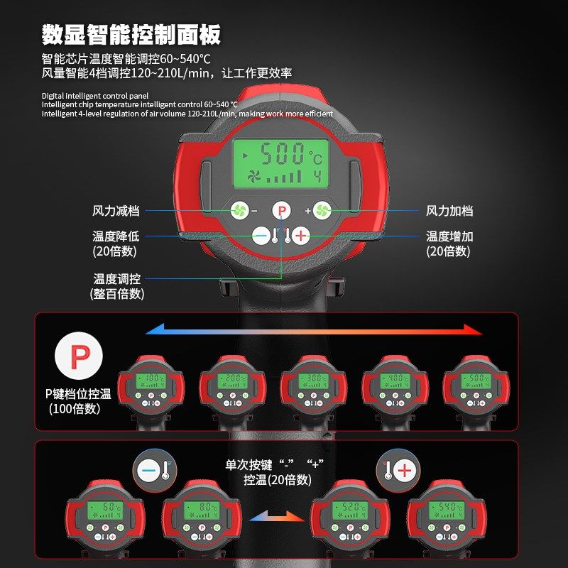 调温调速充电式热风枪小型锂电y工业热风机风枪大功率烤枪便携无,五金/工具,热风枪,淘宝优惠券,粉丝福利购,淘宝优惠卷