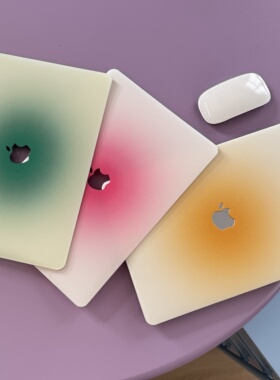 LC原创弥散光三色macbook笔记本电脑保护壳华为matebook电脑保护套苹果MacBookPro壳子微软电脑保护壳
