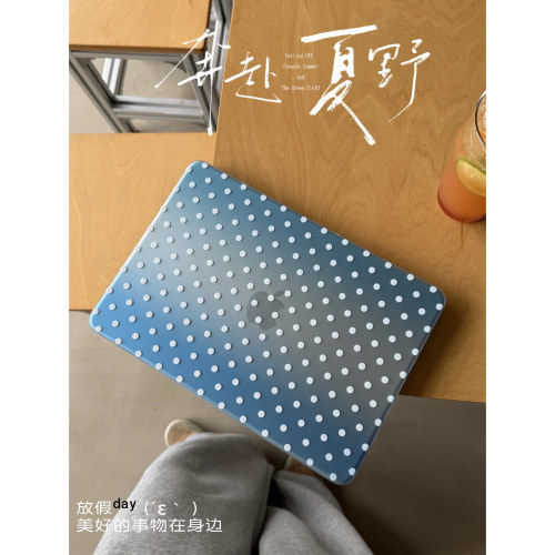 [渐变波点]原创MacBook笔记本保护壳Neo电脑保护套苹果Pro/Air保护壳华为外壳时尚经典波点保护壳A18